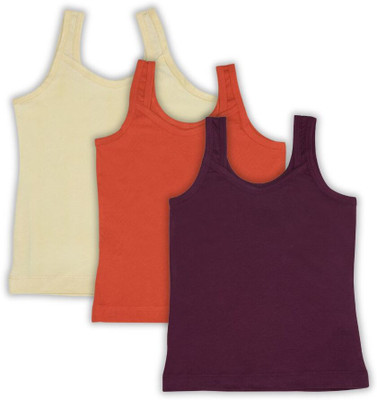 AIMLY Camisole For Girls(Multicolor, Pack of 3)