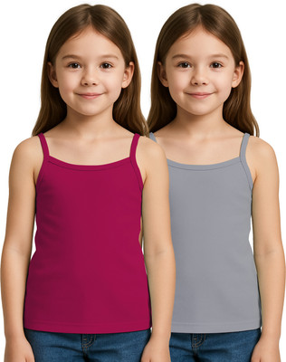 Cup's-In Camisole For Baby Girls(Multicolor, Pack of 2)
