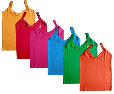 Nest Glory Camisole For Girls(Multicolor, Pack of 6)