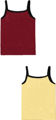 AKIDO Camisole For Girls(Multicolor, Pack of 2)