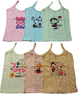 CHILEELIFE Camisole For Girls(Multicolor, Pack of 6)