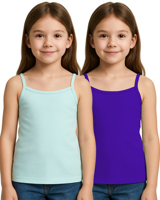 Samvar Camisole For Baby Girls(Multicolor, Pack of 2)