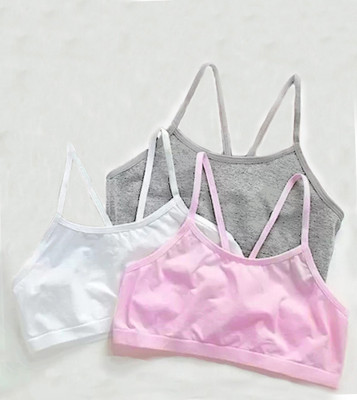 BRAAFEE Camisole For Girls(Multicolor, Pack of 3)