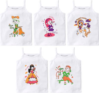 HAP Camisole For Girls(Multicolor, Pack of 5)