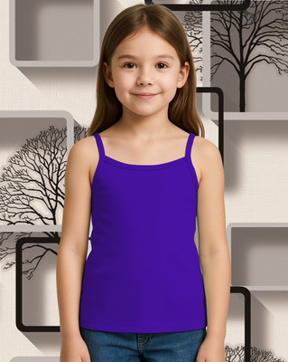 Aamarsh Camisole For Baby Girls(Blue, Pack of 1)
