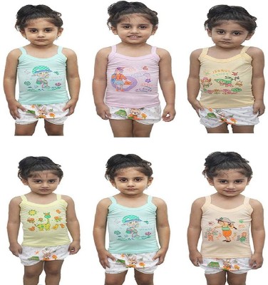 Hivata Camisole For Girls(Multicolor, Pack of 6)