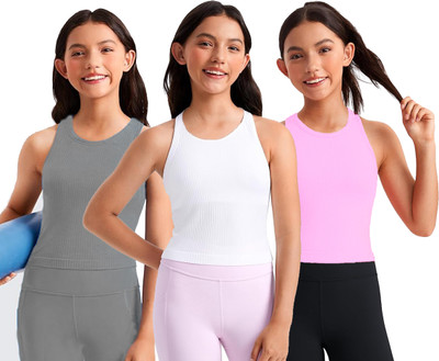 BRAASHEE Camisole For Girls(Multicolor, Pack of 3)