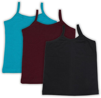 AIMLY Camisole For Girls(Multicolor, Pack of 3)