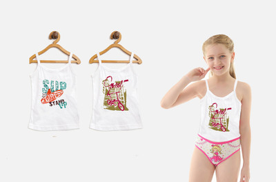 Neeba Camisole For Baby Girls(White, Pack of 2)