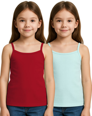 Samvar Camisole For Baby Girls(Multicolor, Pack of 2)