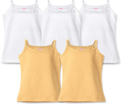 Ariel Camisole For Girls(Multicolor, Pack of 5)