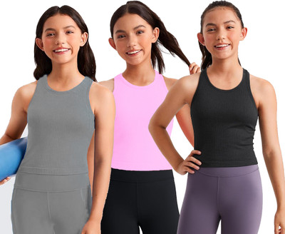 BRAASHEE Camisole For Girls(Multicolor, Pack of 3)