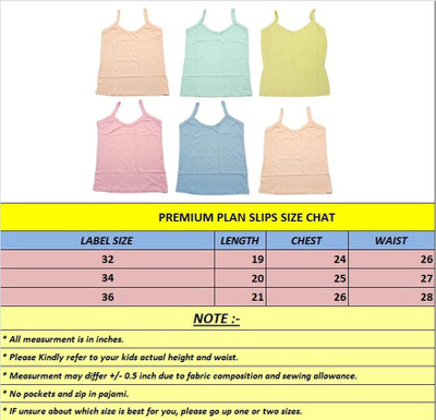 Crystal zone Camisole For Girls(Multicolor, Pack of 5)