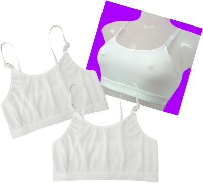 DOLLY PLUS Camisole For Girls(White, Pack of 3)