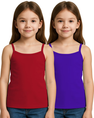 Aamarsh Camisole For Baby Girls(Multicolor, Pack of 2)