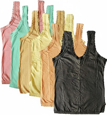 SaiB Camisole For Girls(Multicolor, Pack of 6)