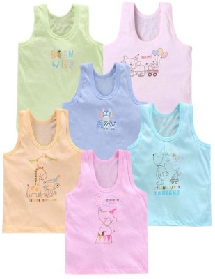 Hivata Camisole For Baby Girls(Multicolor, Pack of 6)