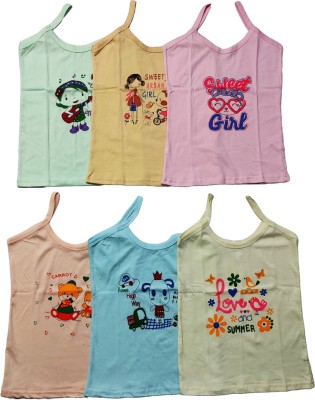 CHILEELIFE Camisole For Girls(Multicolor, Pack of 6)
