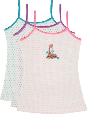 BodyCare Camisole For Girls(White, Pack of 3)