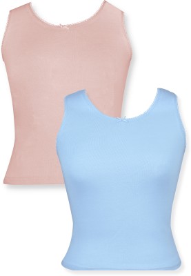 Dchica Camisole For Girls(Pink, Pack of 2)