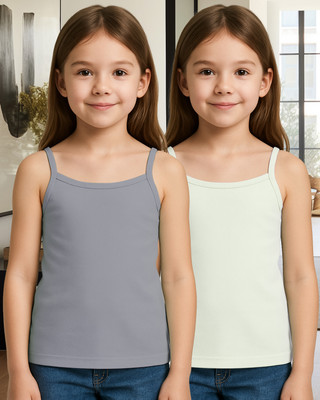 Samvar Camisole For Baby Girls(Multicolor, Pack of 2)