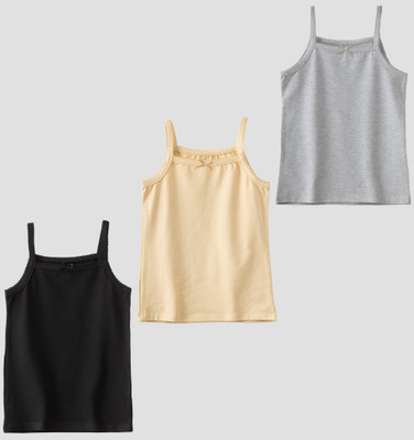 YUV Camisole For Girls(Multicolor, Pack of 3)