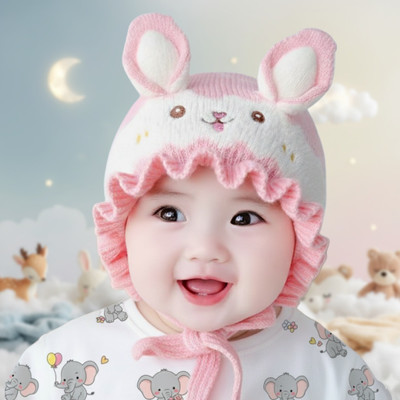 Wild Monkey Kids Cap(Pink)