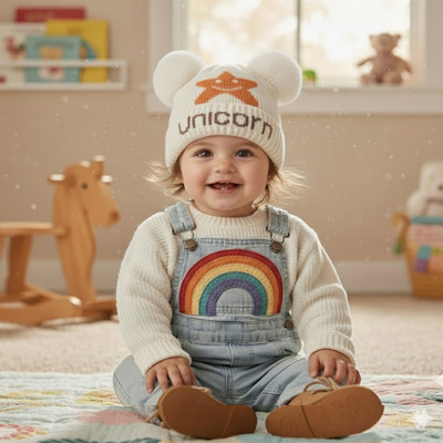 COOL INDIANS Kids Cap(Beige)