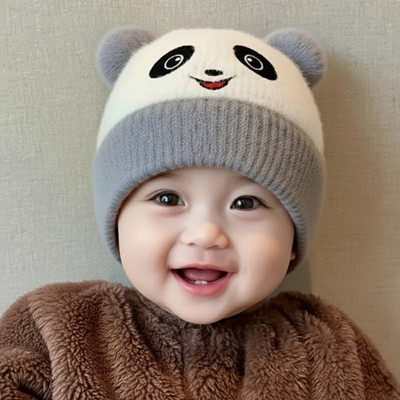 Wild Monkey Kids Cap(Grey, White)