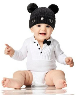 TopiBaaz Kids Cap(Black)