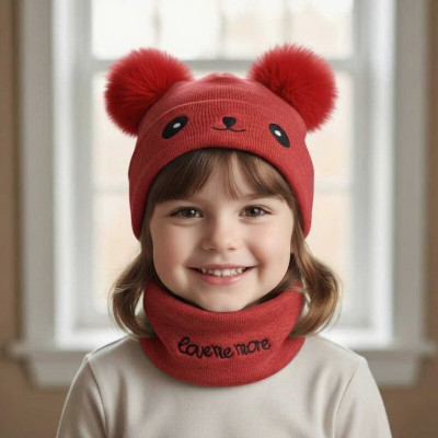 CAPSVILLA Kids Cap(Red)