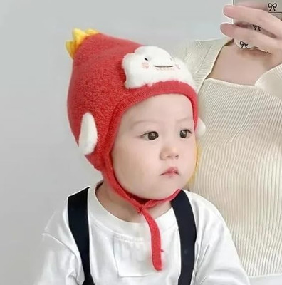 FASHIONIO Kids Cap(Red)