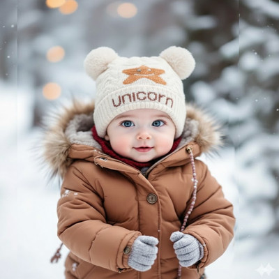 TRUE INDIAN Kids Cap(Beige)