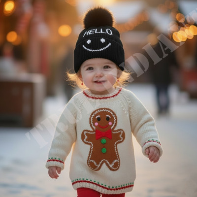 TRUE INDIAN Kids Cap(Black)