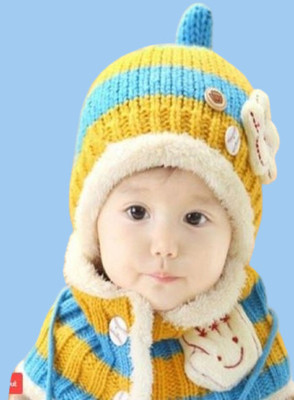 GLAMHOOD Kids Cap(Yellow)