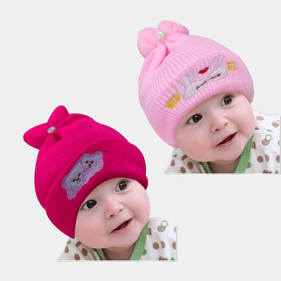 Nutan Kids Cap(Pink)