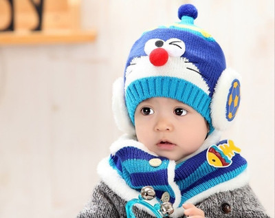 FASHIONIO Kids Cap(Light Blue)