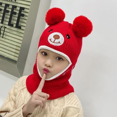 FASHIONIO Kids Cap(Red)