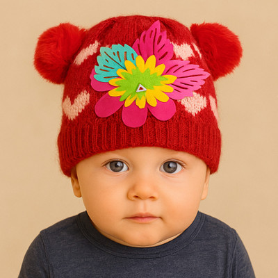 Hind Manufacture Kids Cap(Red)