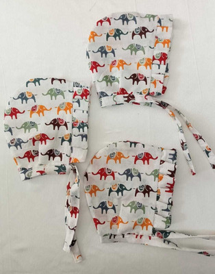 Maa shopping Kids Cap(White)