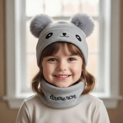 CAPSVILLA Kids Cap(Grey)
