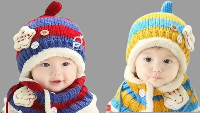GlamSmart Kids Cap(Multicolor)