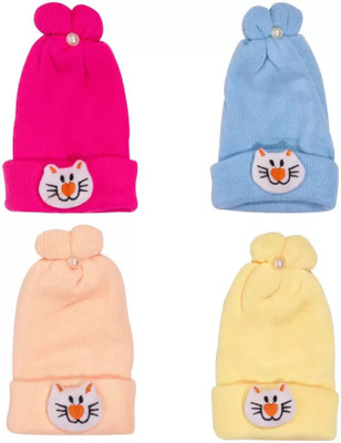 AA R HOSIERY Kids Cap(Red)
