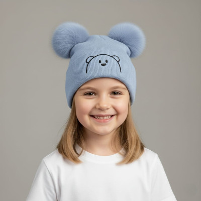 CAPSVILLA Kids Cap(Blue)