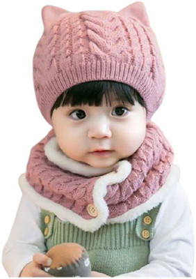 FASHIONIO Kids Cap(Pink)