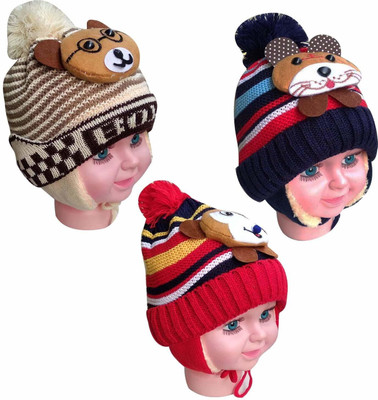 Shree Shyam Hosiery Kids Cap(Multicolor)