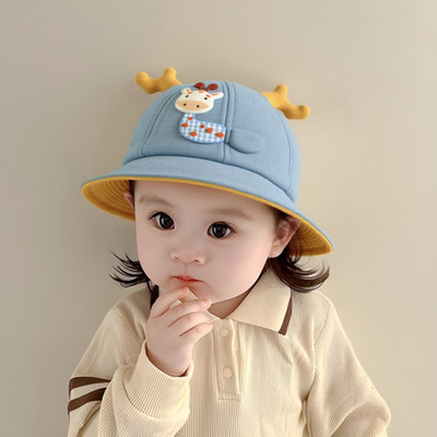 Mr Rabbit Kids Cap(Light Blue)