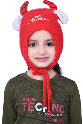 Brats N Beauty Kids Cap(Red)