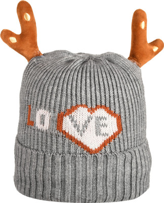 Sanjeet Fashion Hub Kids Cap(Grey)