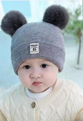 Hey Mini Pvt Ltd Kids Cap(Grey)